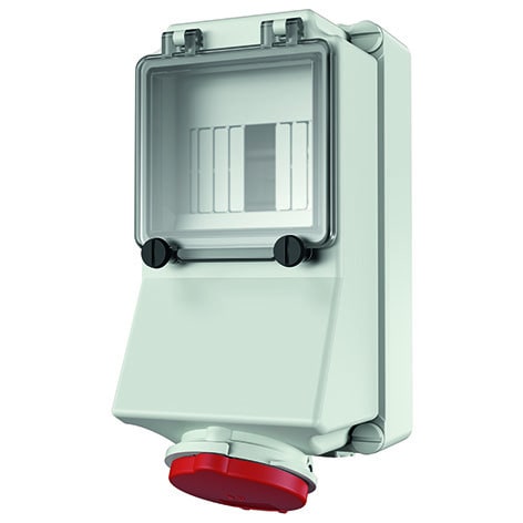 MENNEKES - Cee-Steckdose Abgesichert 16A 4P 400V 6H IP44
