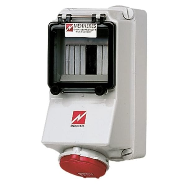 MENNEKES - Cee-Wandsteckdose 32A 4P 400V 6H IP44