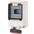 MENNEKES - Cee-Wandsteckdose 63A 4P 400V 6H Ip45