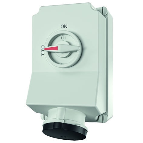 MENNEKES - Cee-Steckdose Abschaltbar 63A 4P 500V 7H IP44