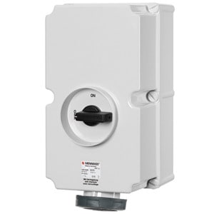 MENNEKES - Cee-Wandsteckdose 125A 4P 600-690V 5H IP67 Duo-Veriegelt