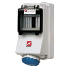 MENNEKES - Cee-Steckdose Abgesichert 16A 3P 230V 6H IP44