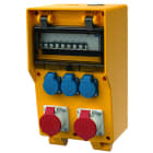 MENNEKES - Evergum-Kombi Little Gelb 3xSSTD 2X16/5 IP44 +Abs.