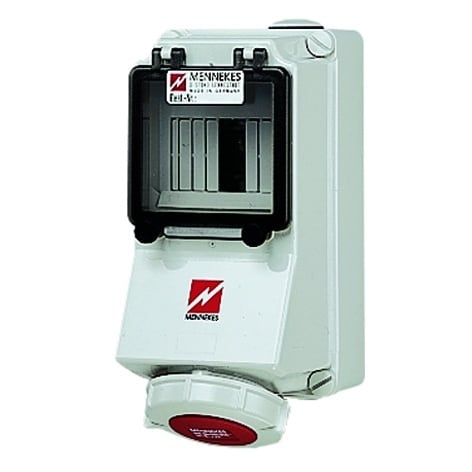 MENNEKES - Cee-Steckdose mit Tragschiene 16A 5P 400V IP67