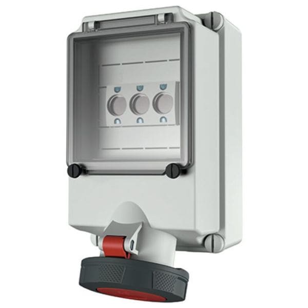 MENNEKES - CEE- Steckdose abgesichert 63A 5p 400V 6h IP67