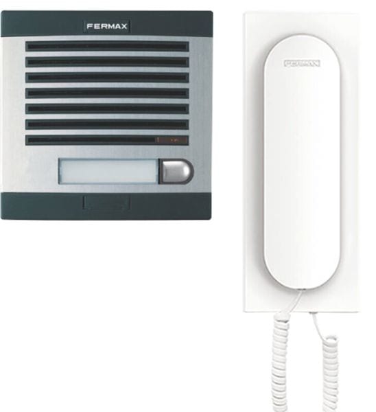 FERMAX - 4+N VEO 1TN Audio Set CLASSIC Türstation UP, silber/chrom