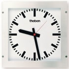 THEBEN - Wanduhr OSIRIA 232 BQ-EIB Edelstahl, 301x301x60 mm