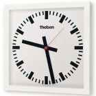 THEBEN - KNX Wanduhr OSIRIA 251 BQ Ballwurfsicher, 40x40 cm weiß