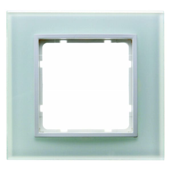 BERKER - B.7 Rahmen 1fach Glas polarweiß