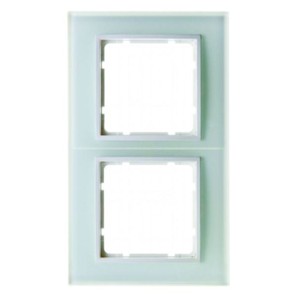 BERKER - B.7 Rahmen 2fach Glas polarweiß