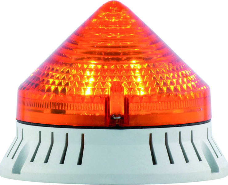 SIRENA - CTL A 900 LED-SMD blink/dauer + akustik, orange, 90-240V, AC, IP30
