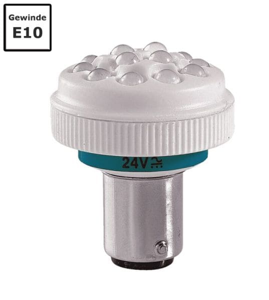 SIRENA - LED-Leuchtmittel, 240V AC/DC, blau Sockel BA15d, Ausf. LD 145 F EXL