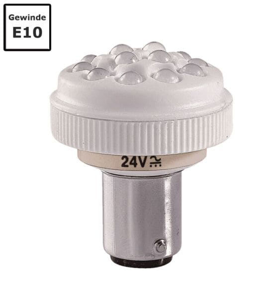 SIRENA - LED-Leuchtmittel, 12V AC/DC, weiß Sockel BA15d, Ausf. LD 145 F