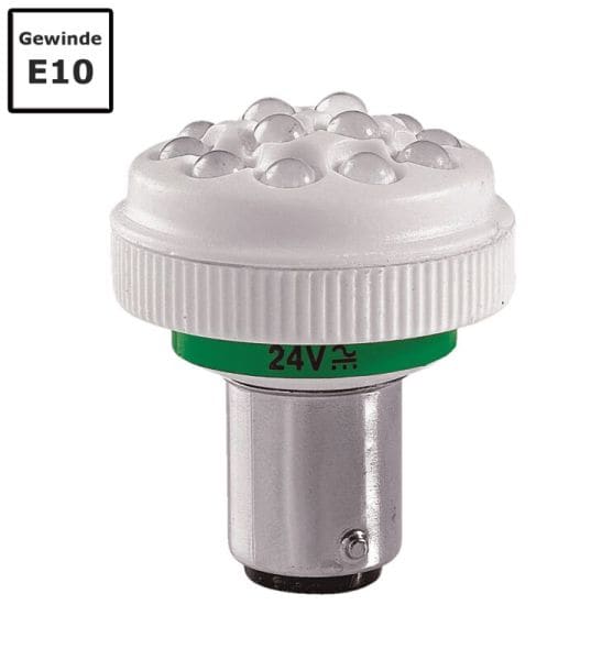 SIRENA - LED-Lampe, Ba15d, LD145F EXL, 24V, grün