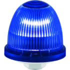 SIRENA - Dauerlichtl. Ovolux FMT, 12-240V AC/DC 5-10W/BA15d,Glühl.,blau,o.Leuchtm.,IP65