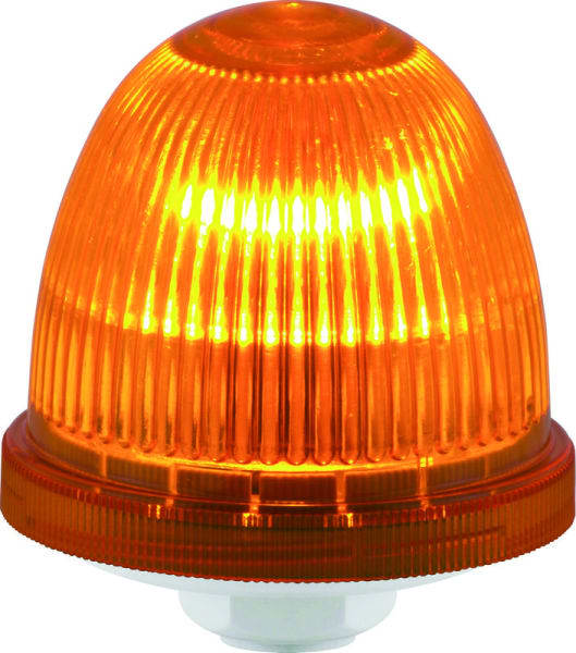 SIRENA - Dauerlichtl.OvoluxFMT,12-240V AC/DC,IP65 5-10W/BA15d,Glühl.,orange,o.Leuchtm.,