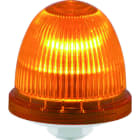 SIRENA - Dauerlichtl.OvoluxFMT,12-240V AC/DC,IP65 5-10W/BA15d,Glühl.,orange,o.Leuchtm.,