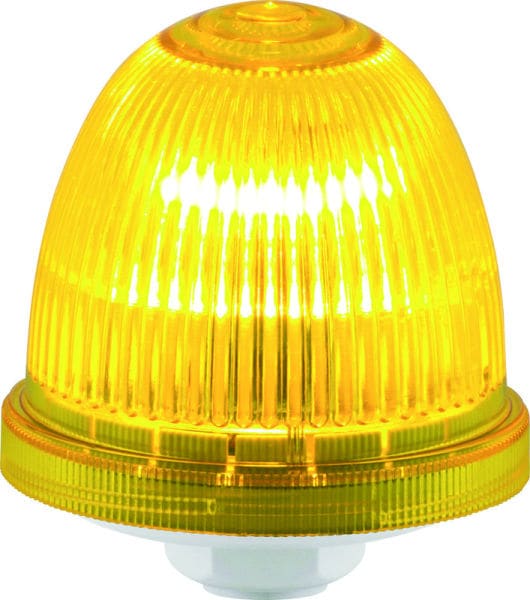 SIRENA - Blinkleuchte Ovolux LMT,24-240V AC 5-10W/BA15d,Glühl.,gelb,o.Leuchtm.,IP65