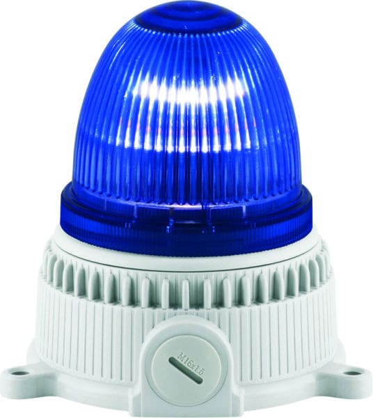 SIRENA - Dauerlichtl. Ovolux M16FMT,12-240V AC/DC 5-10W/BA15d,Glühl.,blau,o.Leuchtm.,IP65