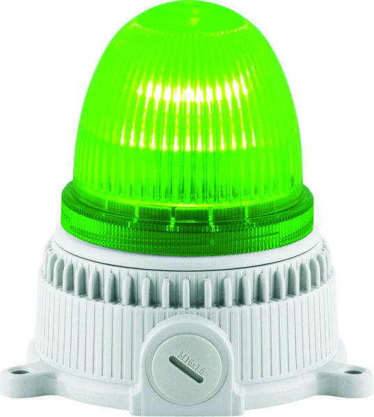 SIRENA - Dauerlichtl. Ovolux M16FMT,12-240V AC/DC 5-10W/BA15d,Glühl.,grün,o.Leuchtm.,IP65