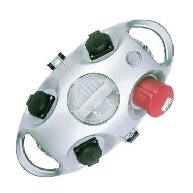 MENNEKES - Steckdosen-Kombi Airkraft 3xSSTD 1X16/5 IP44 Silber
