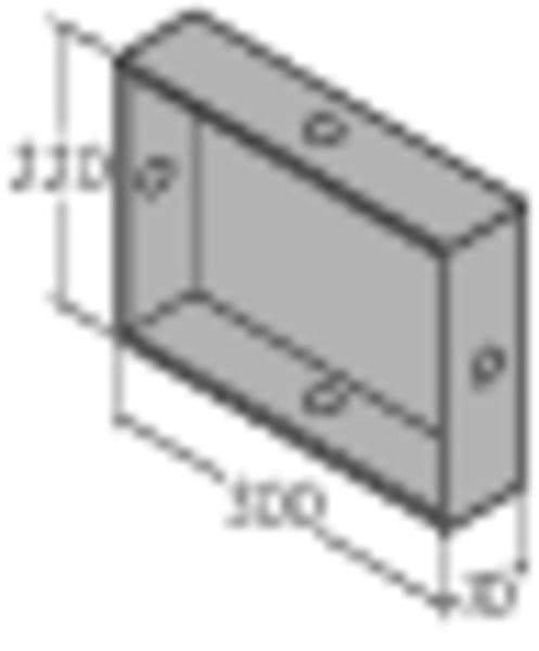 RENZ - UP-Kasten für Video-Sprechanlage BxHxT 300x220x70mm