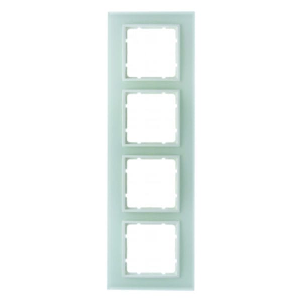 BERKER - B.7 Rahmen 4fach Glas polarweiß