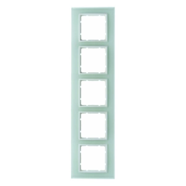 BERKER - B.7 Rahmen 5fach Glas polarweiß