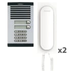 FERMAX - City Kit m. Code Tastatur 2 Fam. Türstation UP, silber m.Telefone F3426