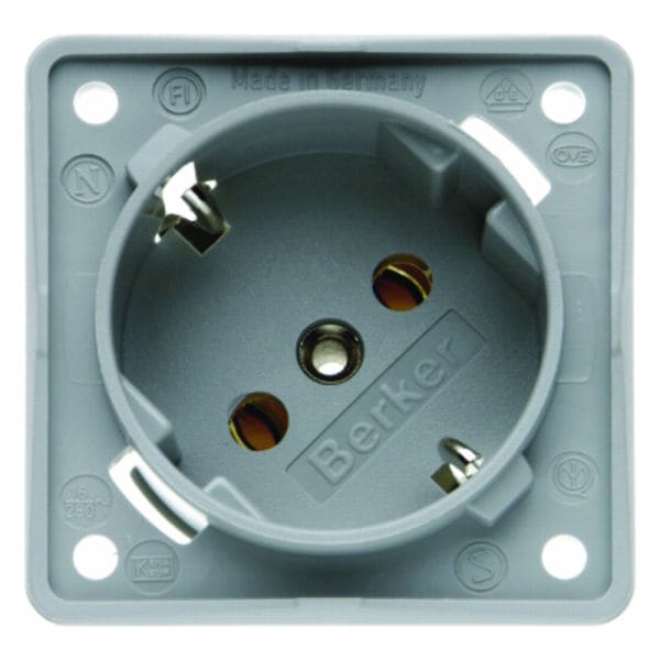 BERKER - INTEGRO SSD mit 45° Einsatz grau