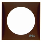 BERKER - Integro Flow IP44 Rahmen 1Fach ohne Dichtung, Braun Matt