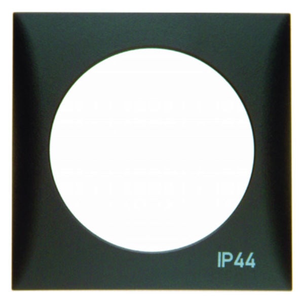 BERKER - INTEGRO FLOW IP44 Rahmen 1fach ohne Dichtung, anthrazit matt