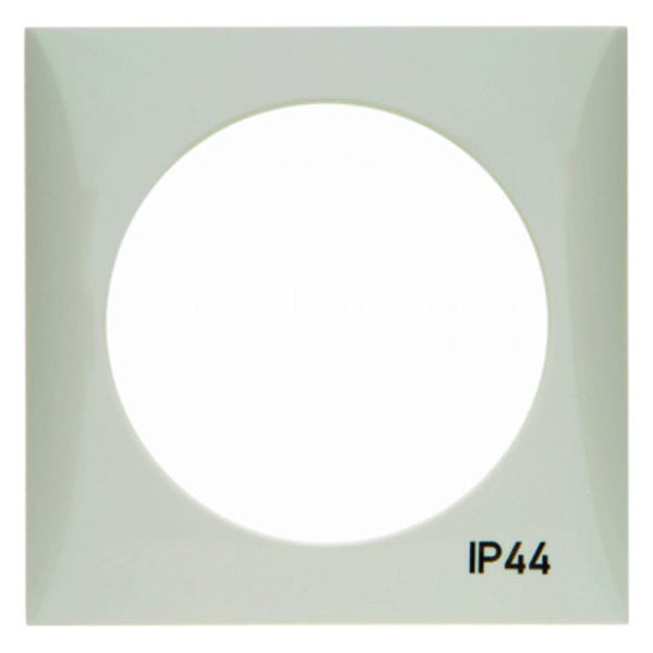 BERKER - INTEGRO FLOW IP44 Rahmen 1fach ohne Dichtung, polarweiß glänzend