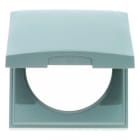 BERKER - Integro Flow Rahmen 1Fach mit Klappdeckel Grau