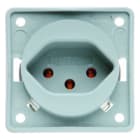 BERKER - Integro SSD mit Schutzkontakt Schweiz Typ 13 Grau