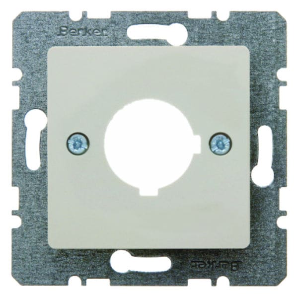 BERKER - Zentralplatte für Melde- Befehlsgerät 22,5 mm, weiß