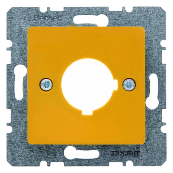 BERKER - Zentralplatte für Melde- und Befehlsgerät 22,5 mm, gelb