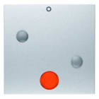 BERKER - S.1/B.x Wippe anschraubbar mit Linse mit Aufdruck 0, alu