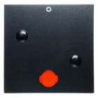 BERKER - S.1/B.x Wippe anschraubbar mit Linse mit Aufdruck 0, anthrazit matt
