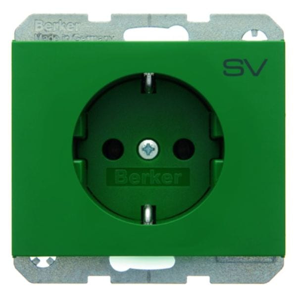 BERKER - K.1/K.5 SSTD grün mit Aufdruck SV