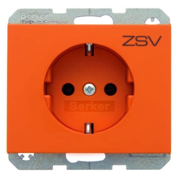 BERKER - K.x SSD mit Aufdruck ZSV orange