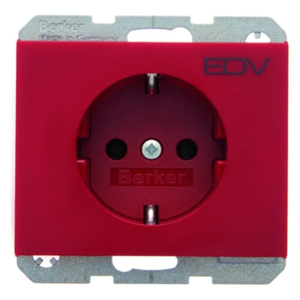 BERKER - K.x SSD mit Aufdruck EDV rot