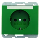 BERKER - K.1/K.5 SSD mit Beschriftungsfeld grün
