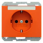 BERKER - K.x SSD mit Beschriftungsfeld orange