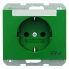 BERKER - K.x SSD mit Beschriftungsfeld mit Aufdruck SV, grün