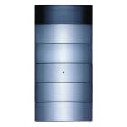 BERKER - KNX B.IQ Tastsensor 5fach mit Raumtemperaturregler Edelstahl