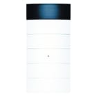BERKER - KNX B.IQ Tastsensor 5fach mit RTR u.Display, polarweiß matt