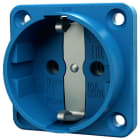 MENNEKES - Schuko-Anbausteckdose Blau 16A 2P+E 230V Ip20 Schraubklemme