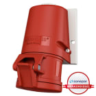 MENNEKES - MS! CEE-Wandsteckdose TwinCONTACT 16A 5p 400V 6h IP44