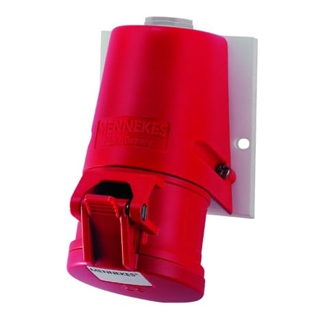 MENNEKES - MS! CEE-Wandsteckdose TwinCONTACT 16A 5p 400V 6h IP44